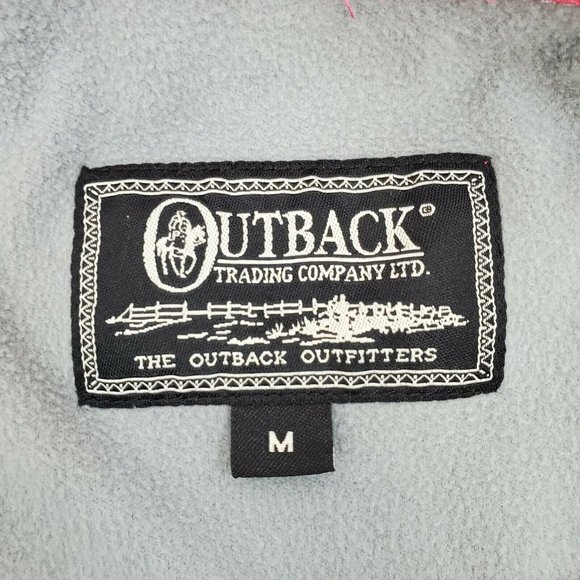 Outback Trading Company Vest Womens Medium Pink Soft Shell Fleece Lined - Picture 9 of 12